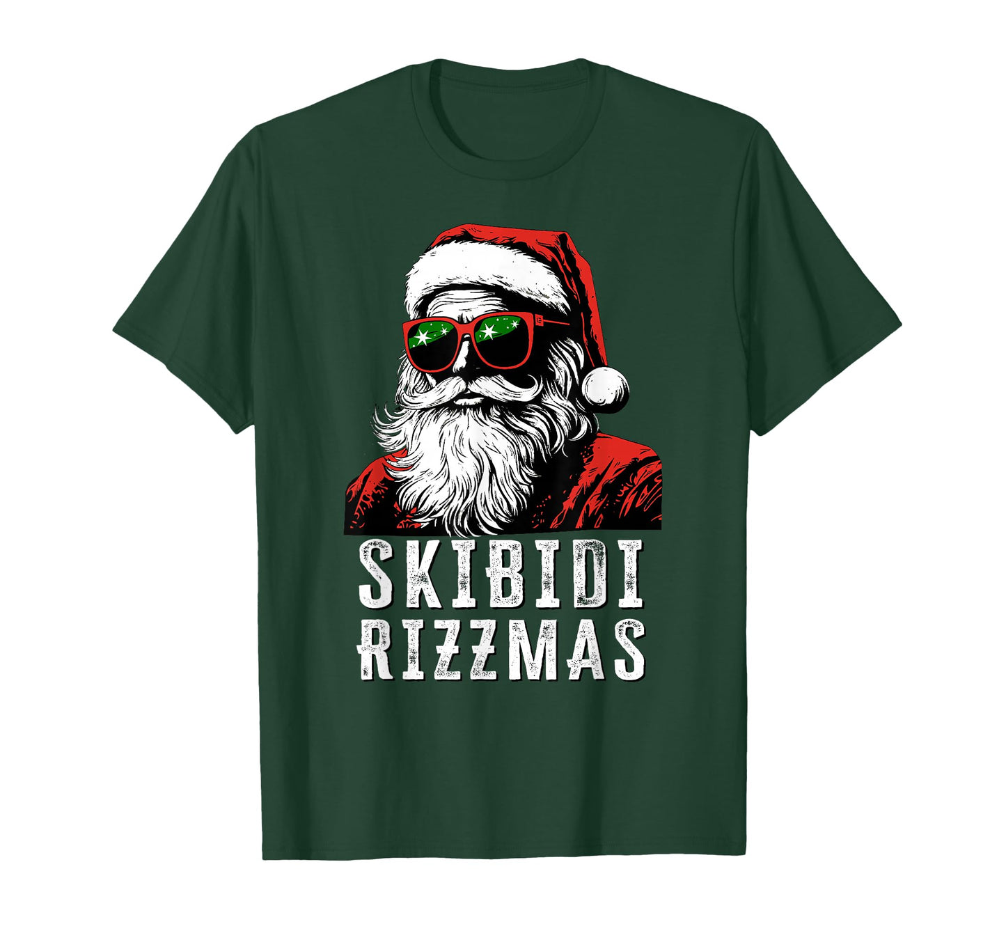 Skibidi Rizzmas Christmas Rizz Santa Claus Charisma Kid Cool T-Shirt