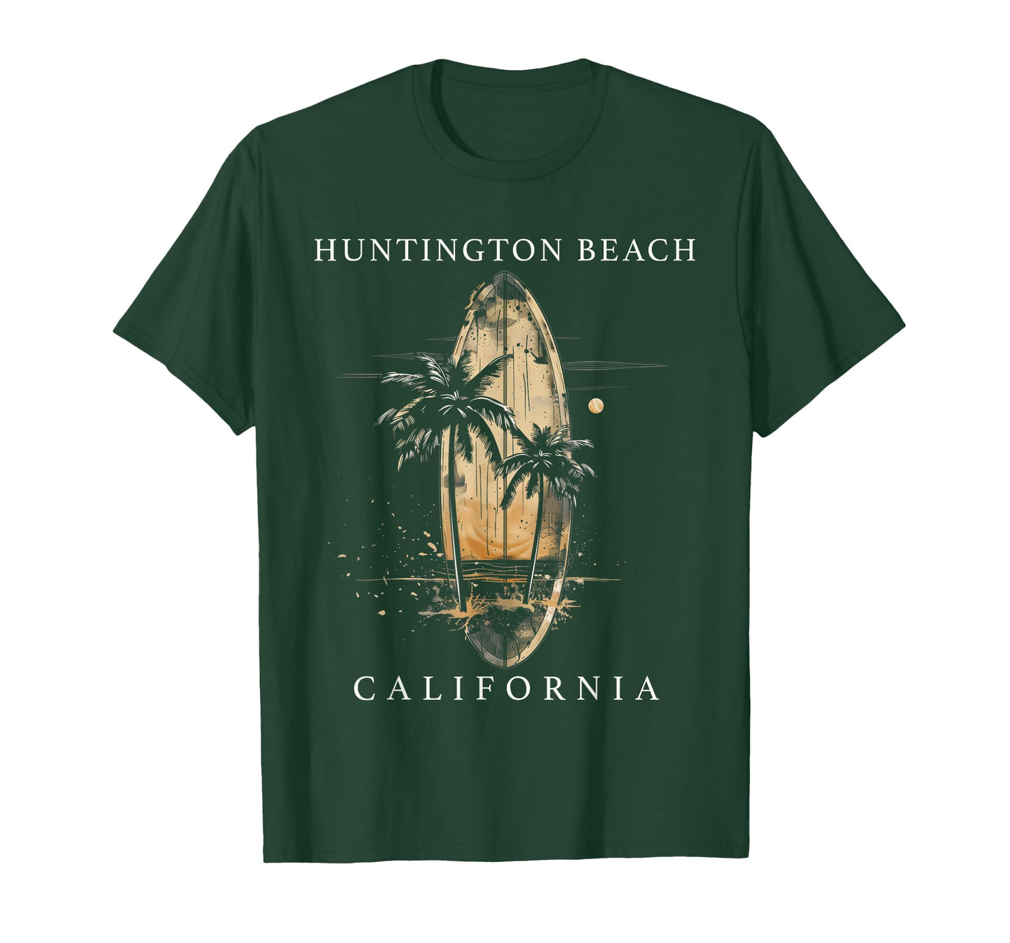 Huntington Beach California Surf Vintage Surfing Surfer T-Shirt for Men Women Kids
