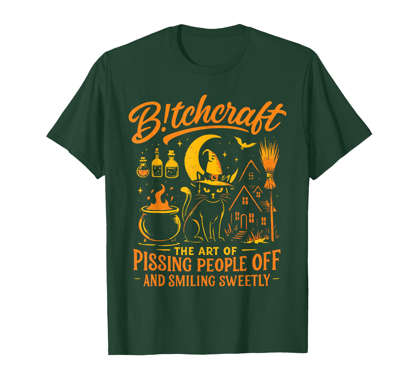Halloween Vibes Spooky Season Btchcarft Pissing People Off T-Shirt