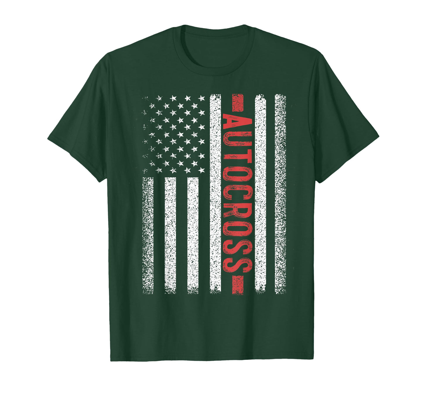 Autocross American Flag 4th of July Solo Auto-x T-Shirt
