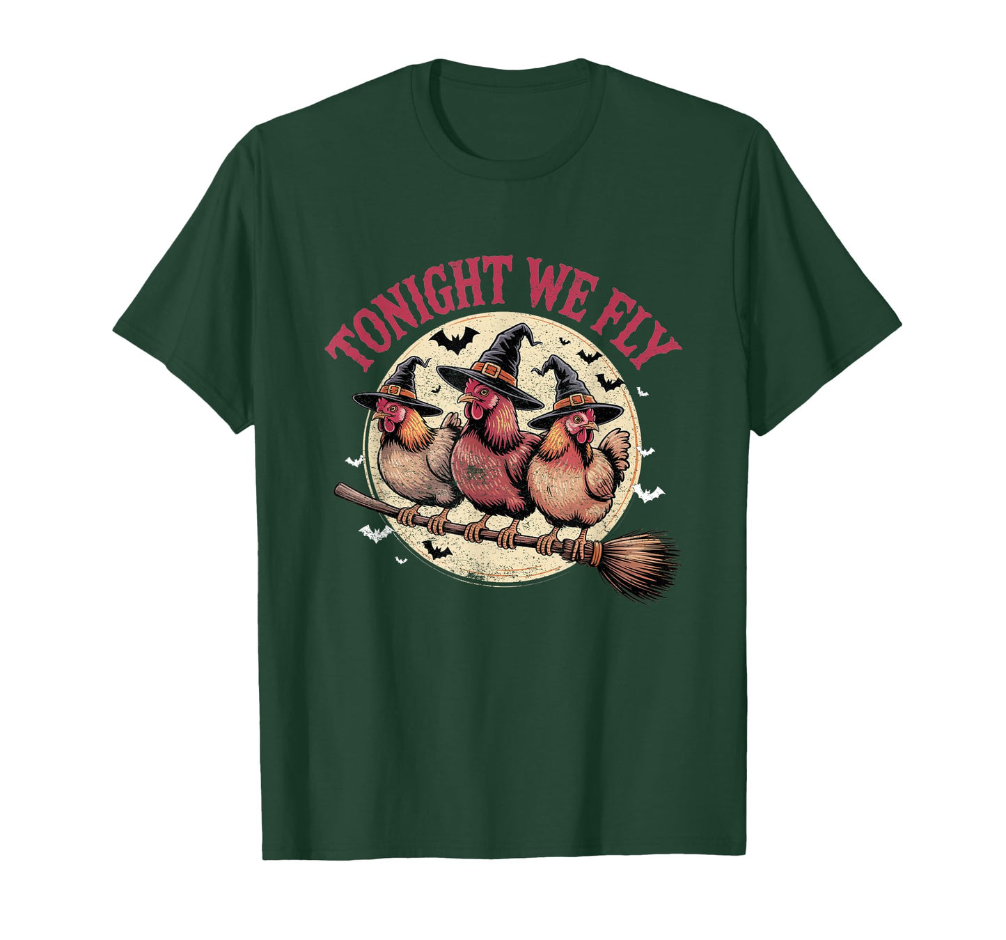 Tonight We Fly Halloween Chicken Fall T-Shirt