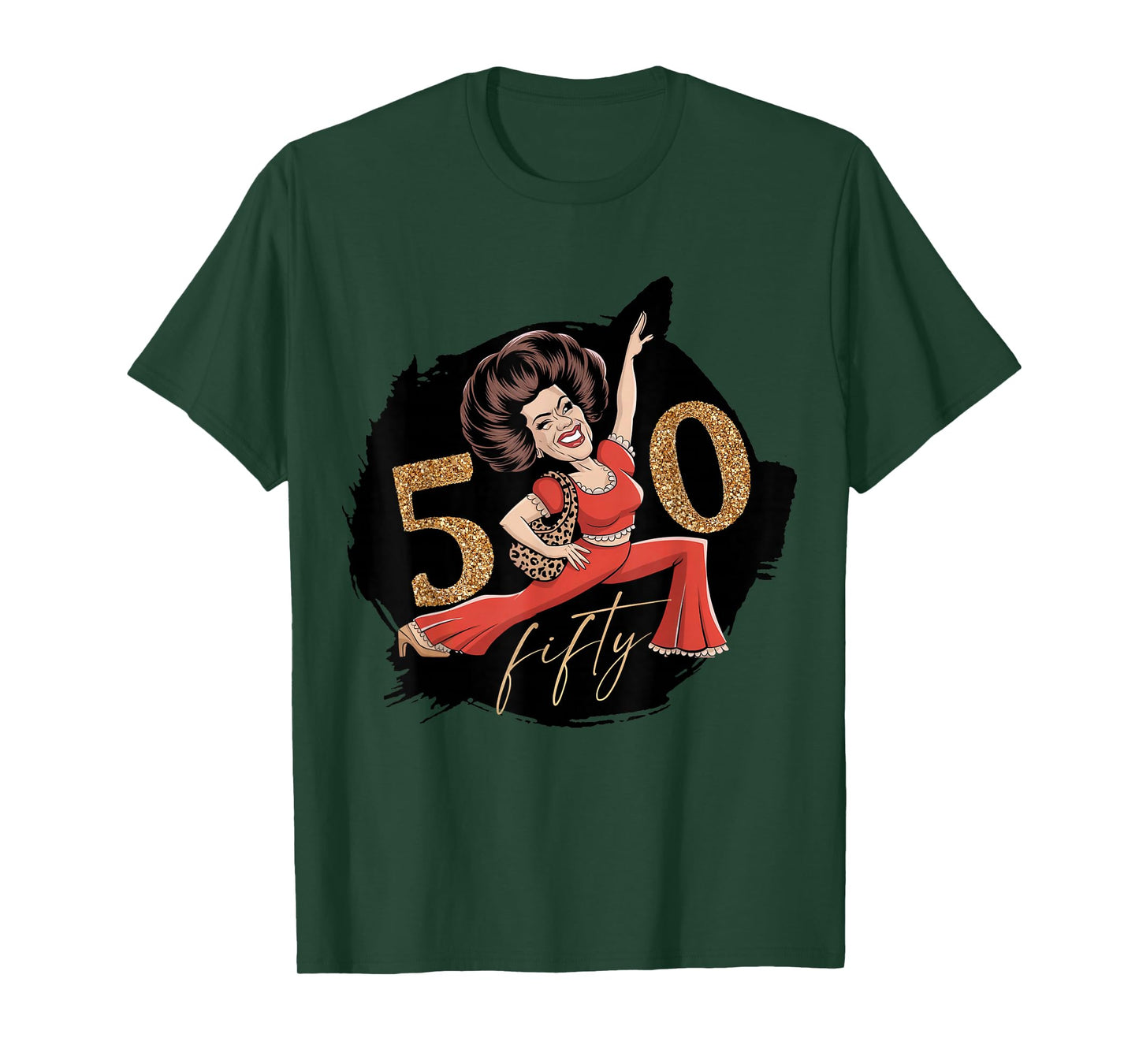 I’m 50 Sally Funny Kick Lady O’Malley Molly Birthday Night T-Shirt