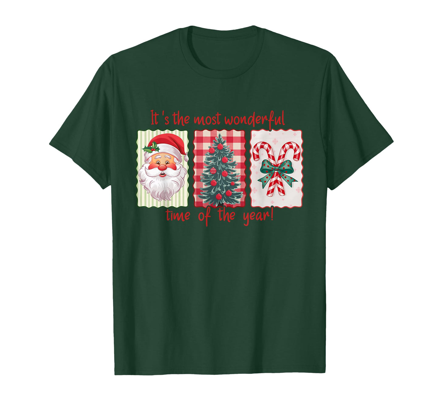 It's The Most Wonderful Time of The Year Santa Christmas T-Shirt