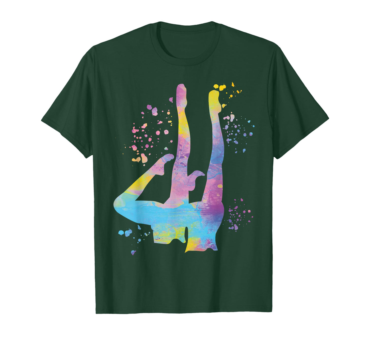 Synchronized Swimming Colorsplash Team Artistic Swim T-Shirt