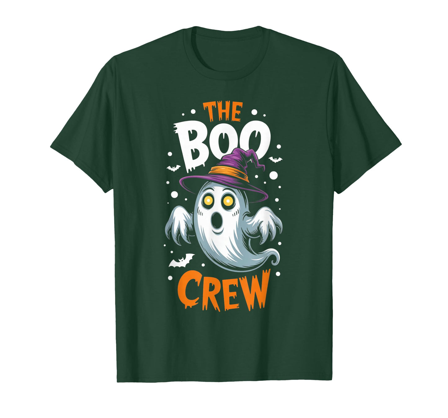 Halloween Ghost The Boo Crew Costume Matching Women Gifts T-Shirt