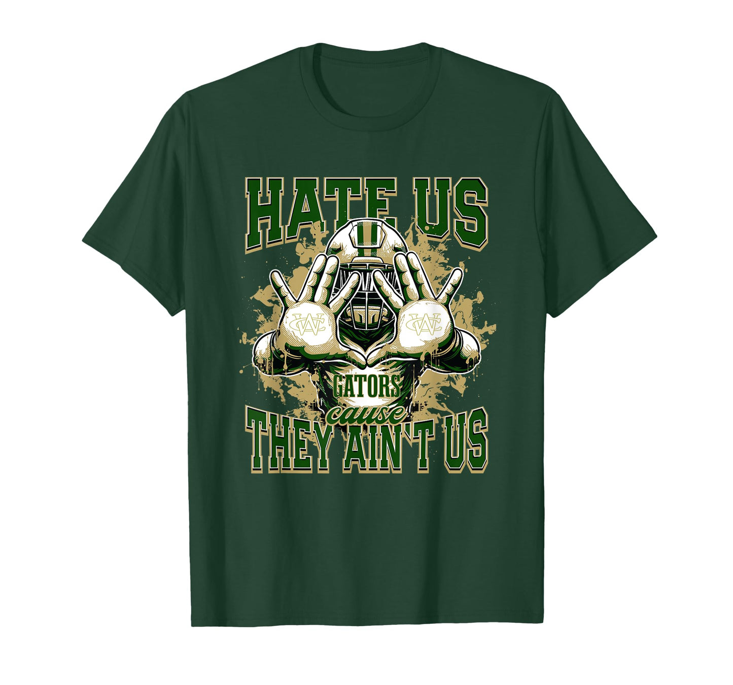Ware County Gators Logo Hate Us Cause They Ain't HS T-Shirt