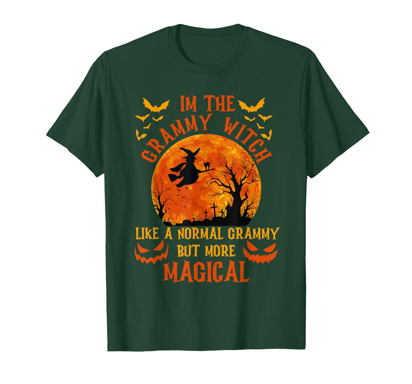 I'm The Grammy Witch Like A Normal Grandma Halloween Costume T-Shirt