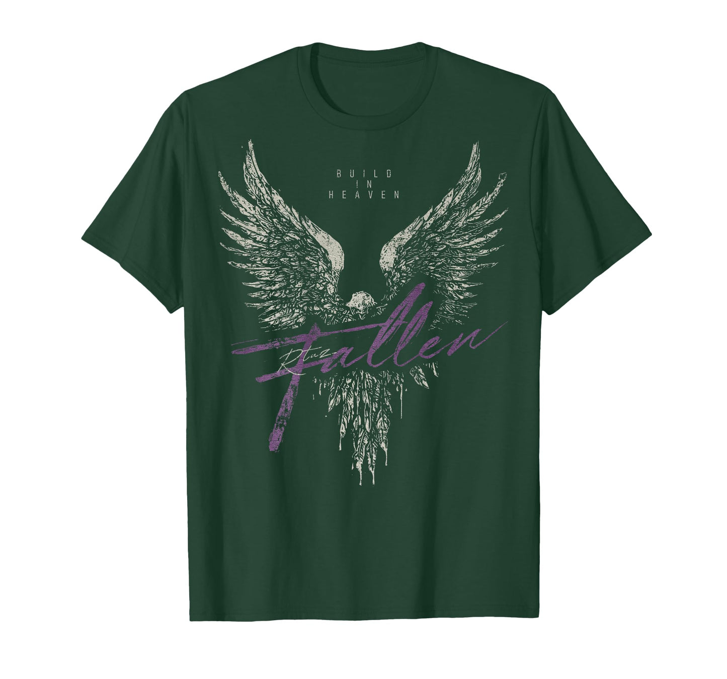 Hip Hop Vintage Edgy Urban Y2K Back Print Streetwear Angel T-Shirt