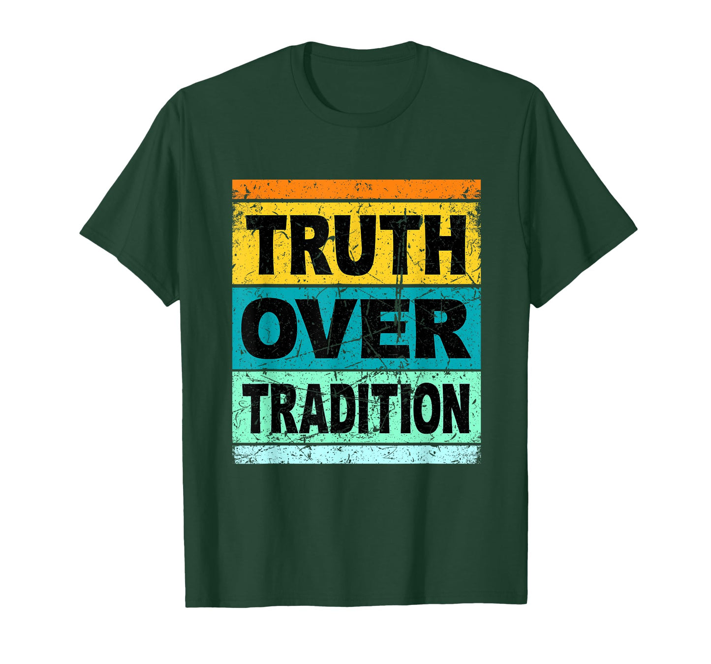 Retro Hebrew Shirt For Men Women Kids Truth Over Tradition T-Shirt
