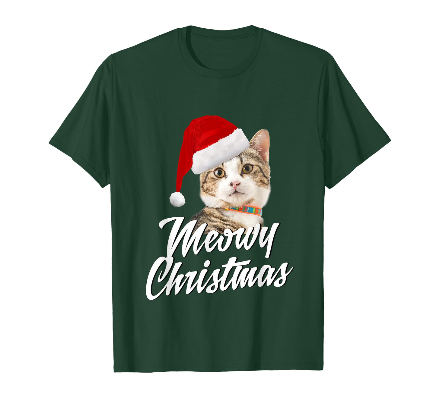 Meowy Christmas -Cats & Kittens Santa Claus Xmas Animal Gift T-Shirt