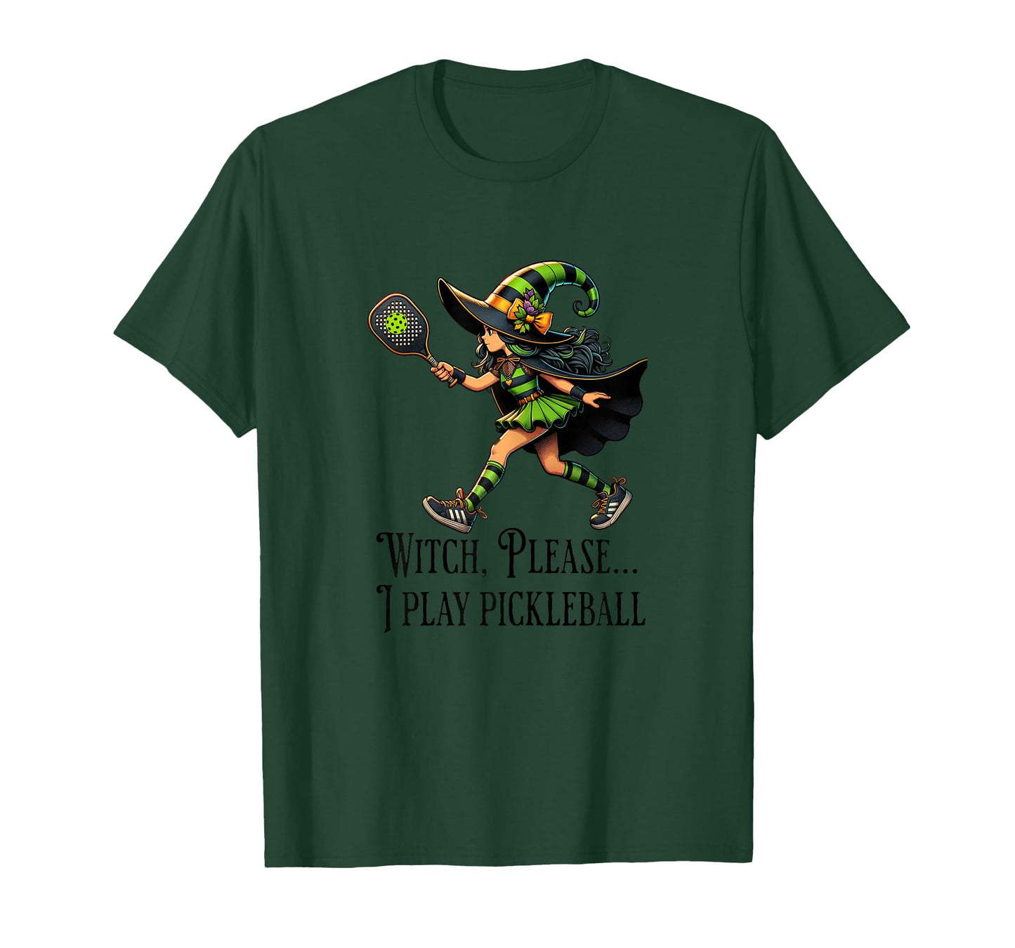 Witch, Please... I Play Pickleball on Halloween Pickleballer T-Shirt