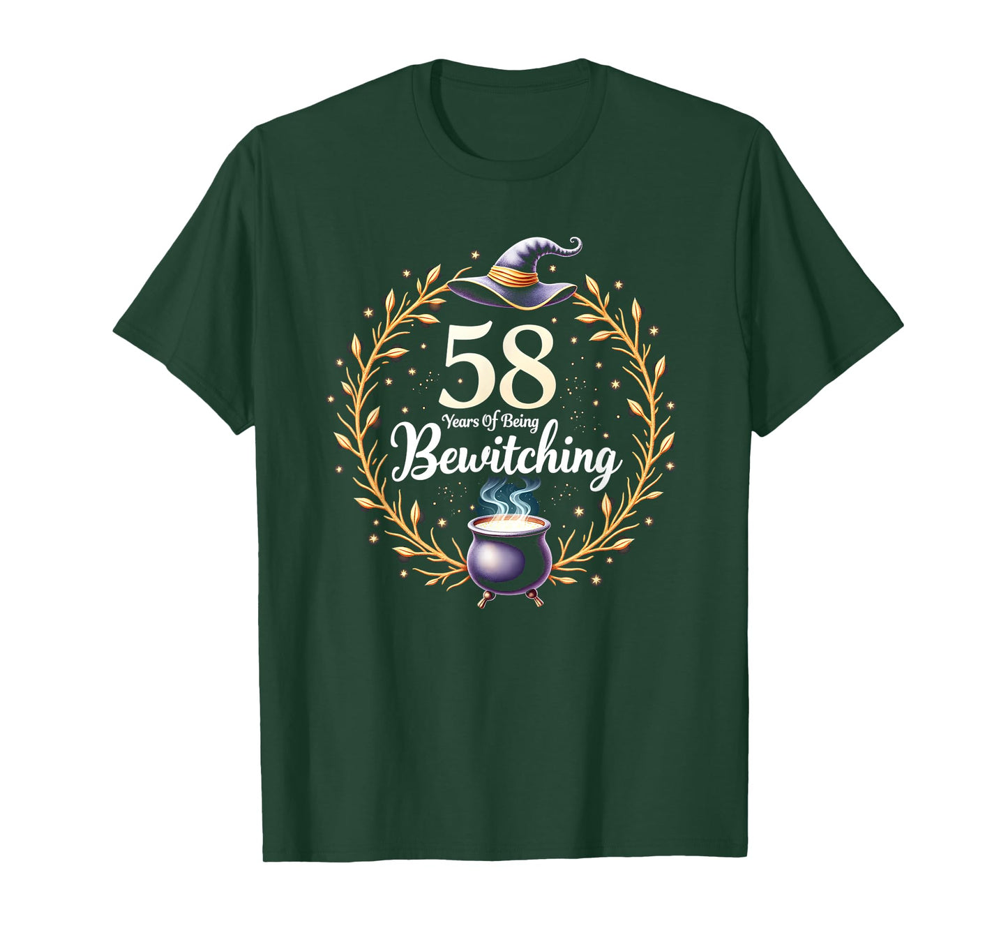 58 Years Bewitching Birthday Gift for Witch Lovers T-Shirt