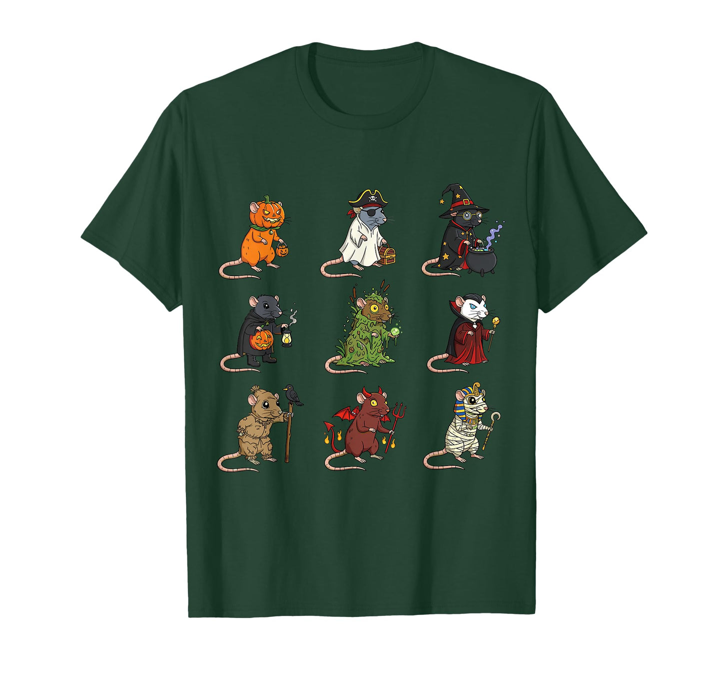 Rat Spooky Witch Zombie Boo Halloween for Boys & Girls T-Shirt