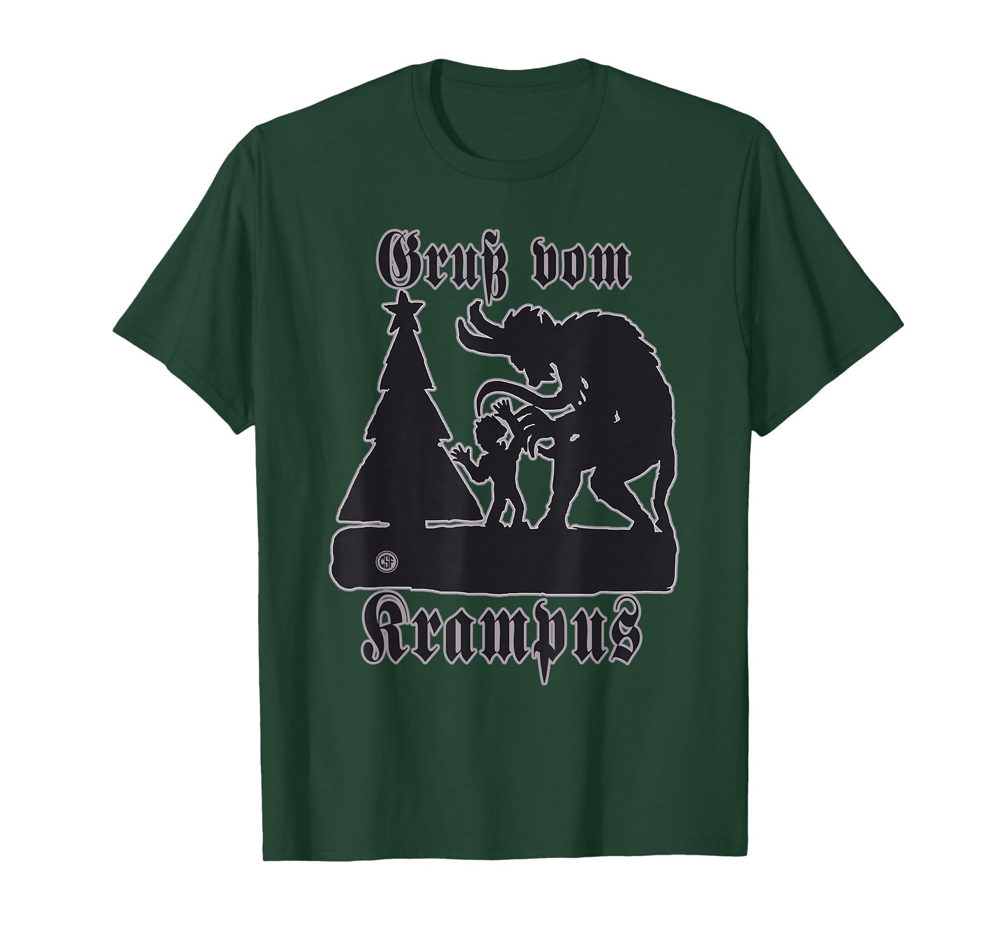 Greeting from Krampus Christmas Legend Figure T-Shirt
