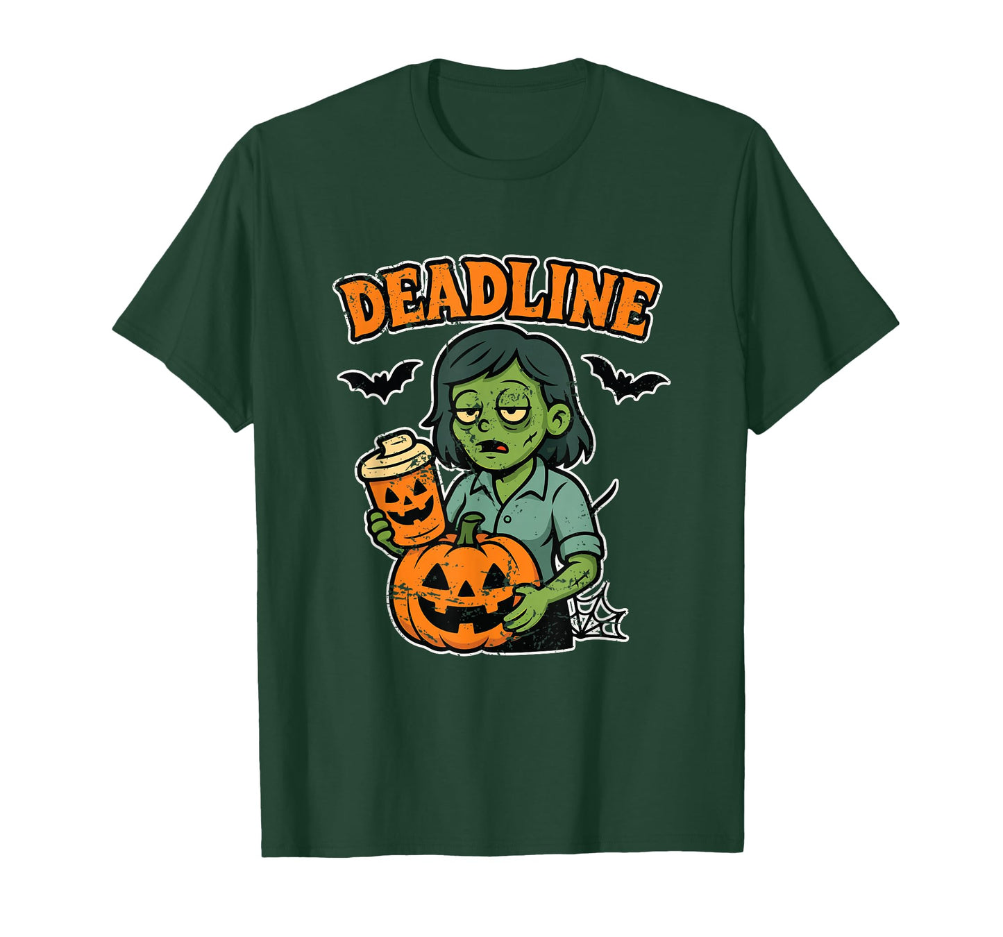 Deadline Zombie Office Halloween T-Shirt