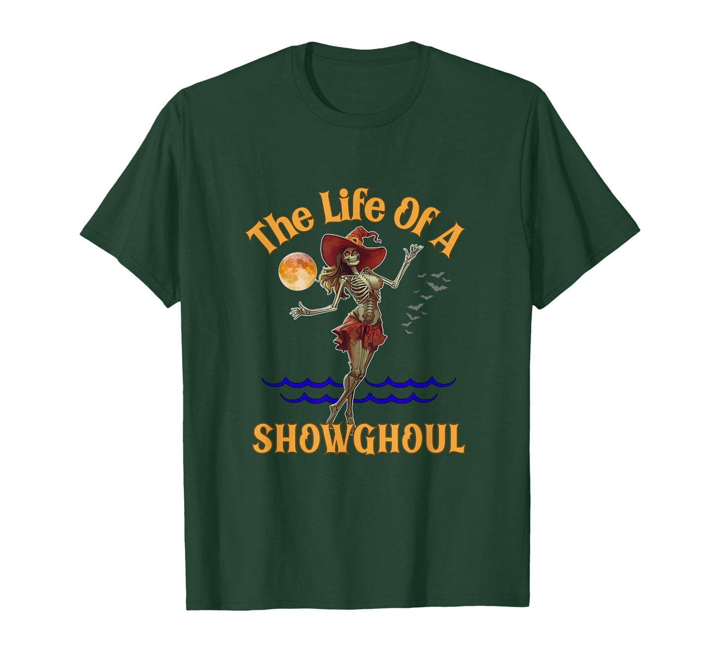 The Life of a Showghoul Halloween Design | Spooky Retro T-Shirt