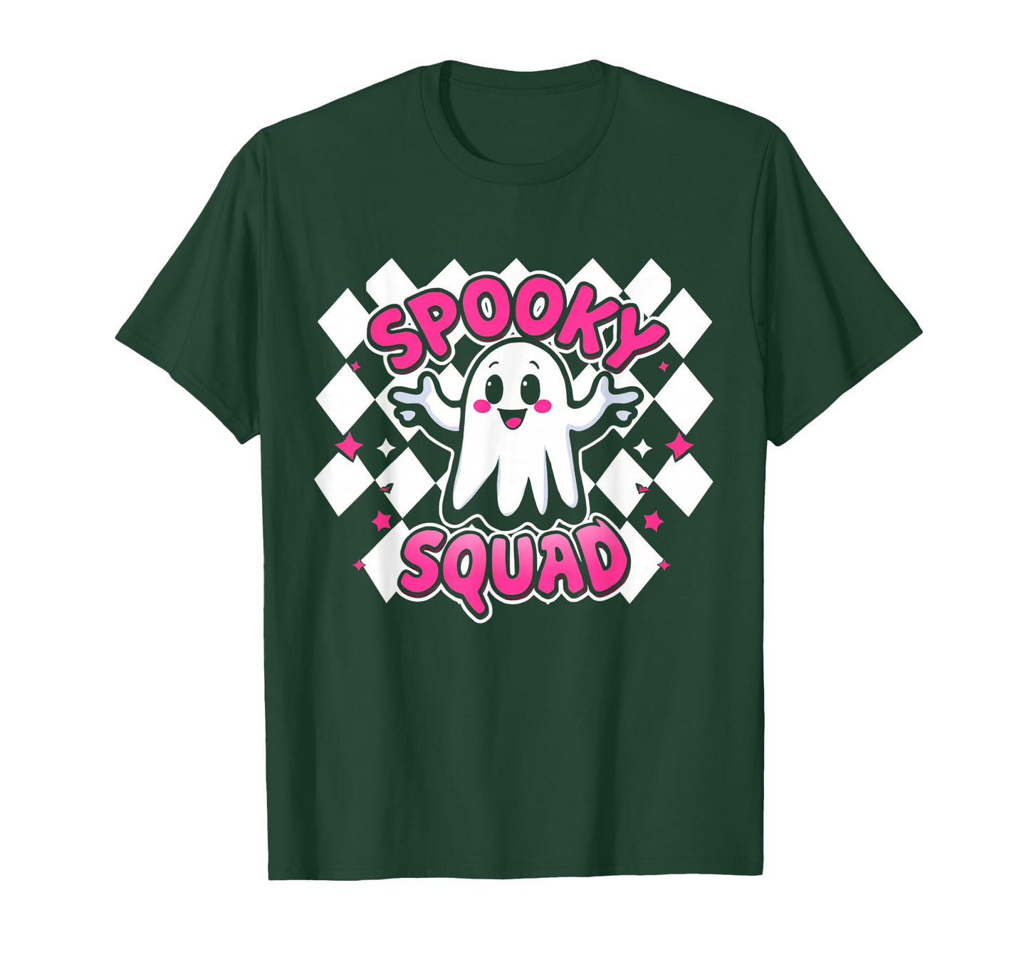Funny Halloween Horror Season Spooky Squad 2025 Family Retro T-Shirt