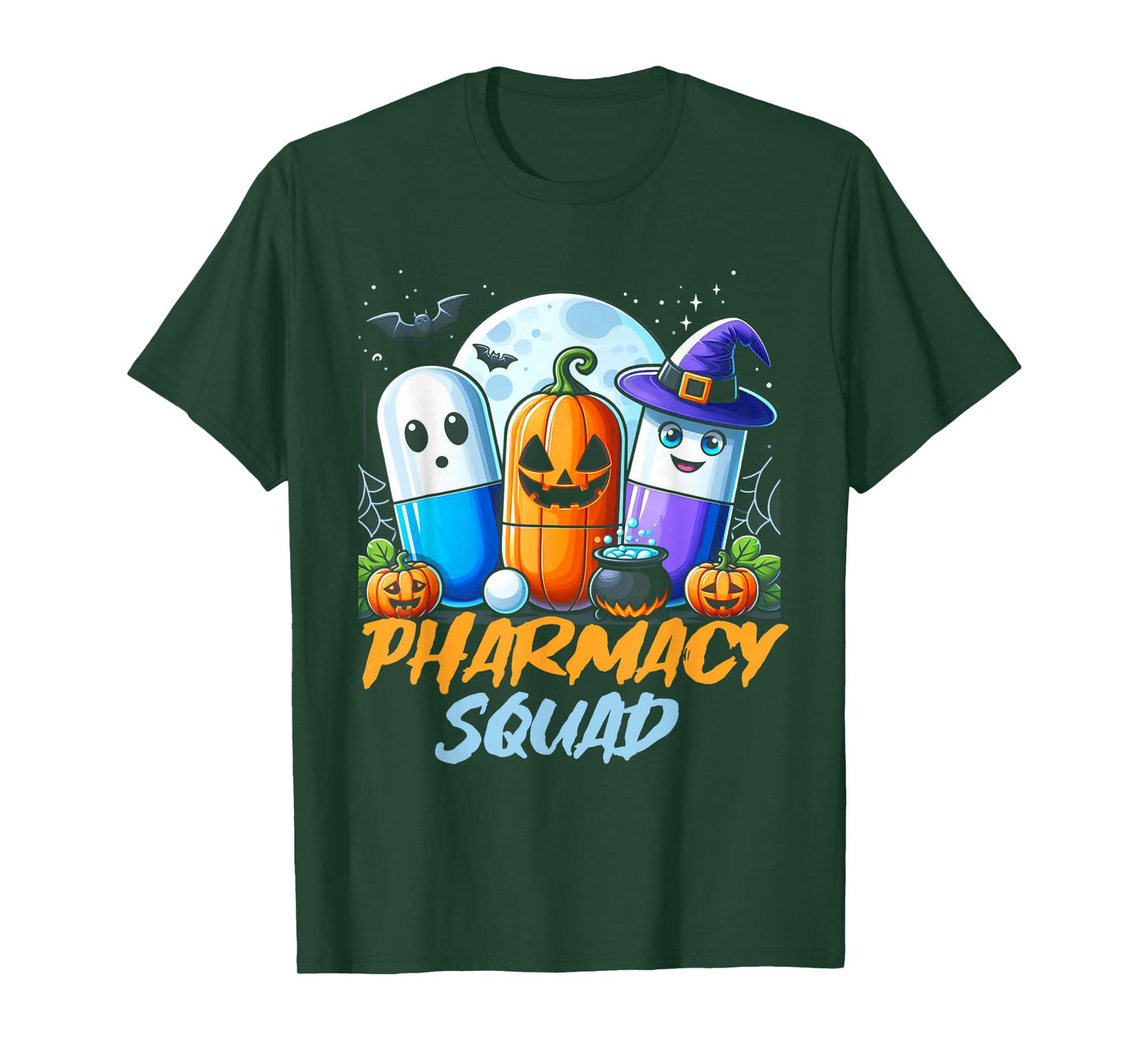 Funny Pills Pharmacy Pharmacist Squad Halloween Costume T-Shirt