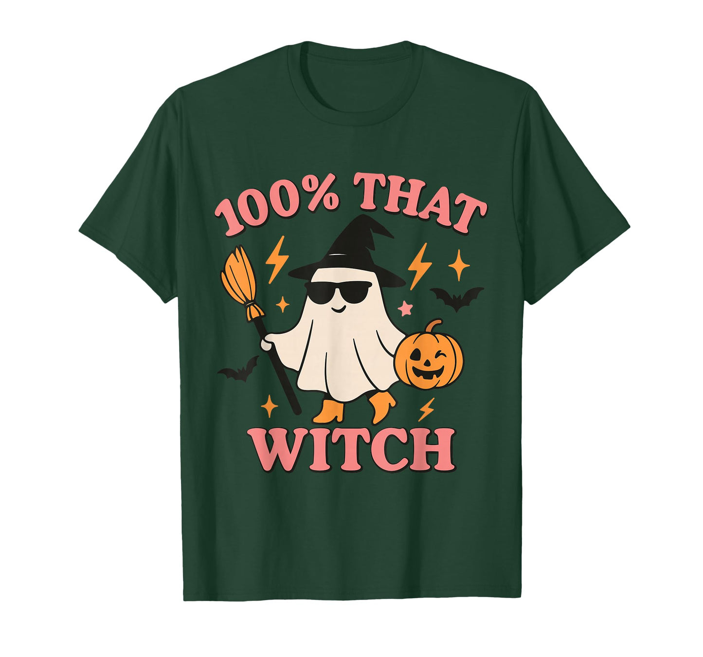 100% That Witch Funny Halloween T-Shirt