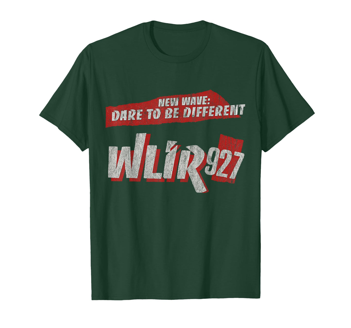 Vintage Radio 80s 90s Basic White Wlir T-Shirt