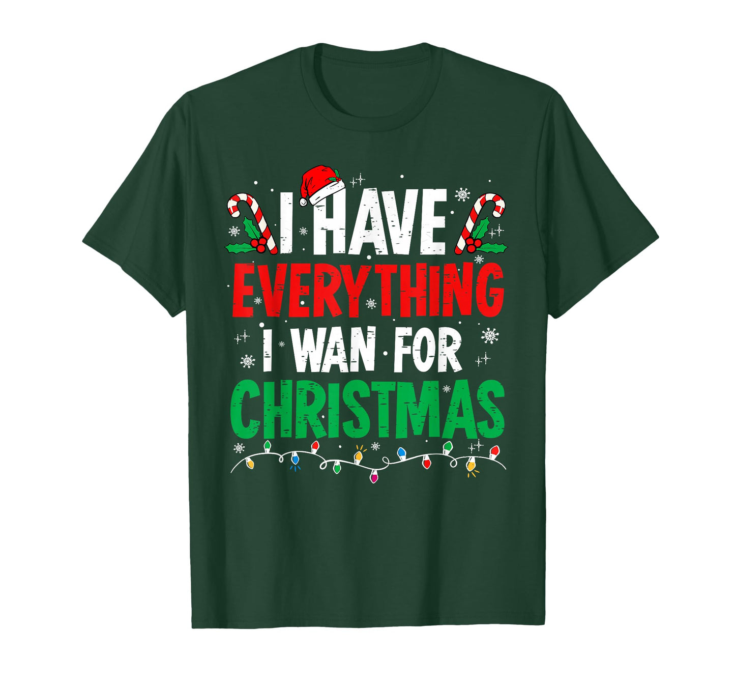 I Have Everything I Want for Christmas Its Me I'm Everything T-Shirt