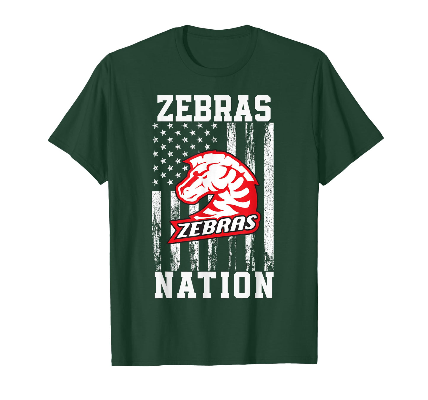 Claremore Zebras Logo Nation HS T-Shirt