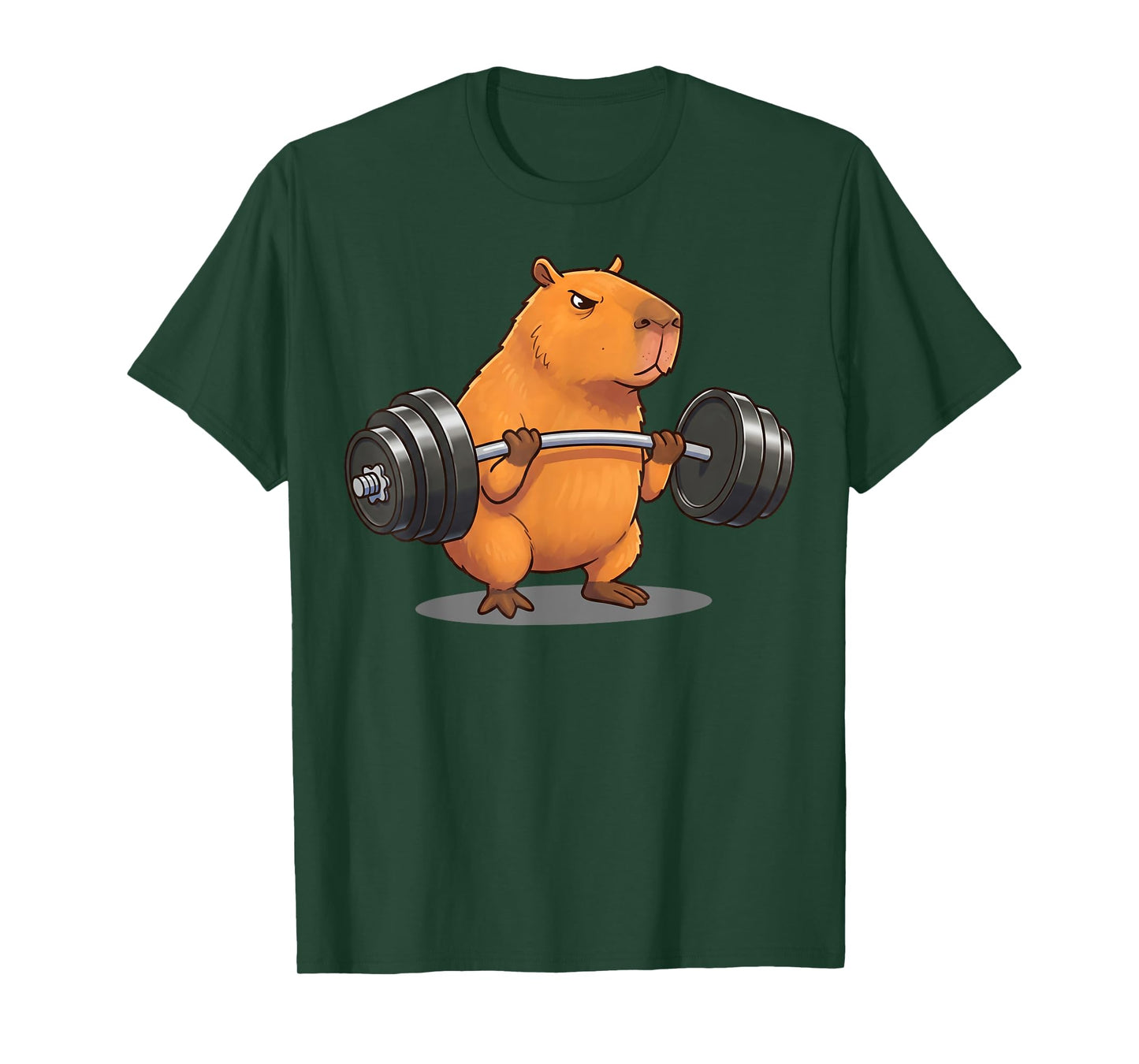 Deadlift Capybara Gym Funny Fitness Gifts Men Women Kids T-Shirt