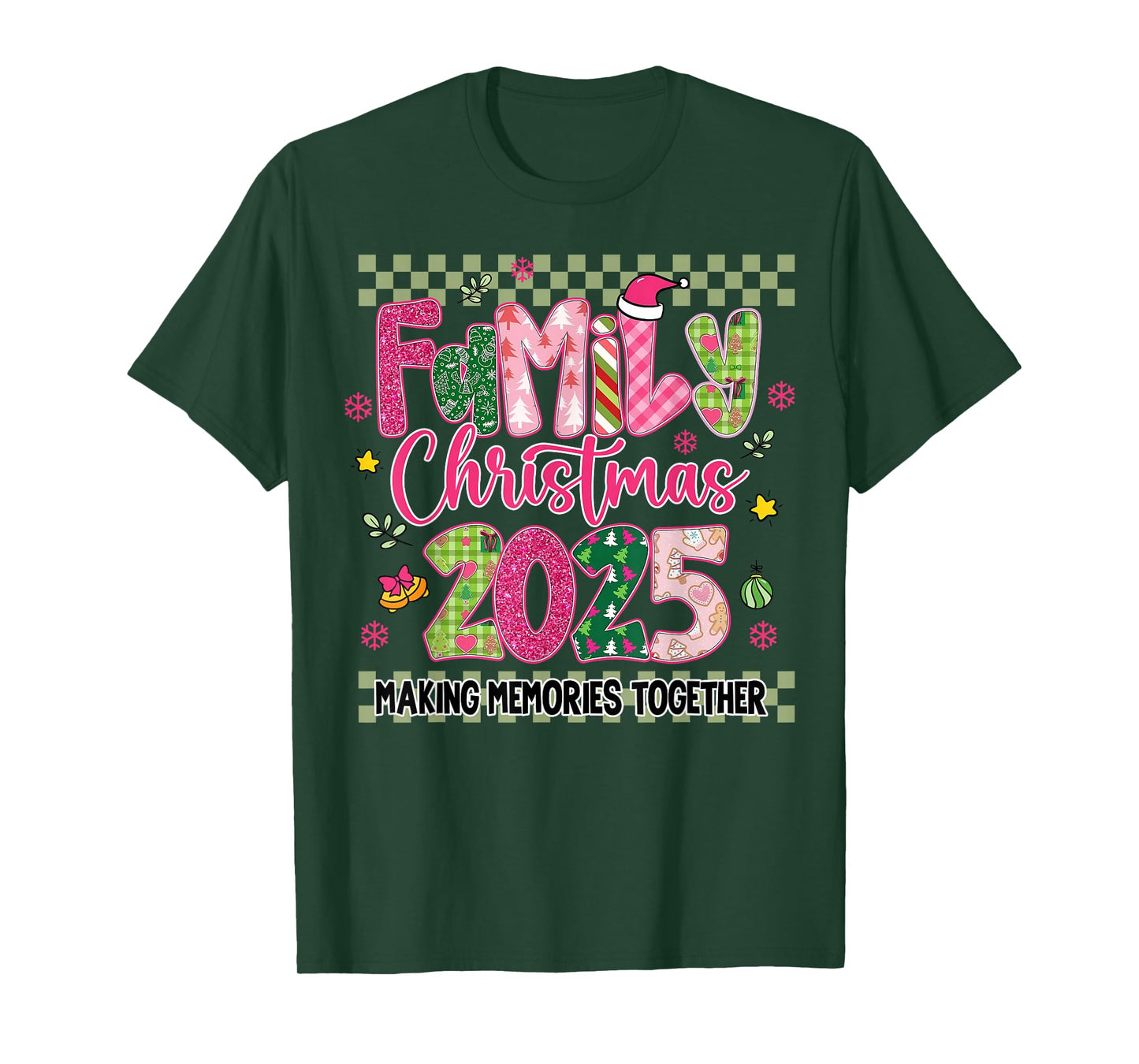 Family Christmas 2025 Matching Outfit Xmas Men Women Kids T-Shirt
