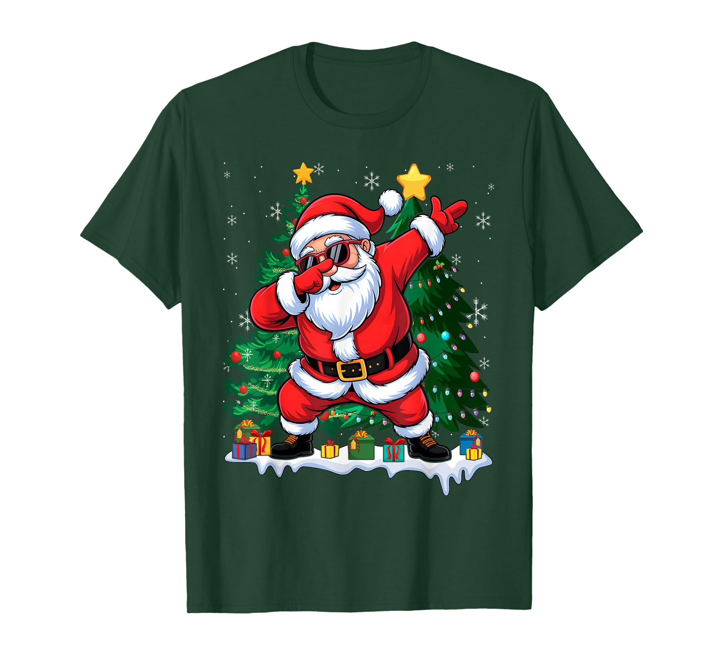 Funny Santa Claus Dab Dance Dabbing Xmas Christmas T-Shirt