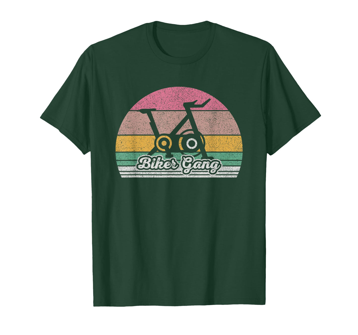 Retro Biker Gang Funny Spin Saying Gym Workout Spinning Gift T-Shirt