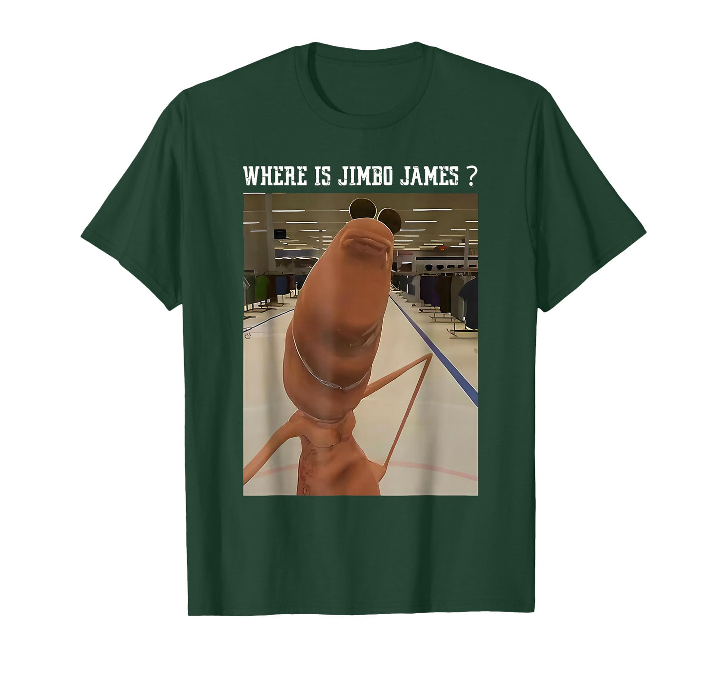 Marcus The Worm Where is Jimbo James Meme T-Shirt