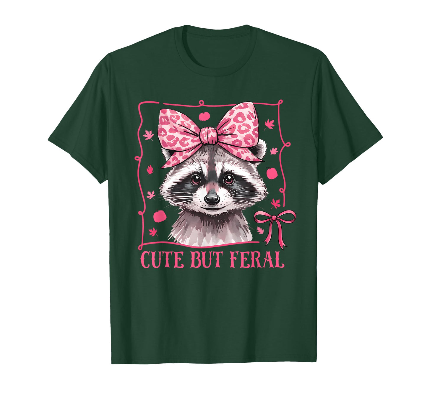 Raccoon Cute But Feral Toddler Funny Animal Gifts Vintage T-Shirt