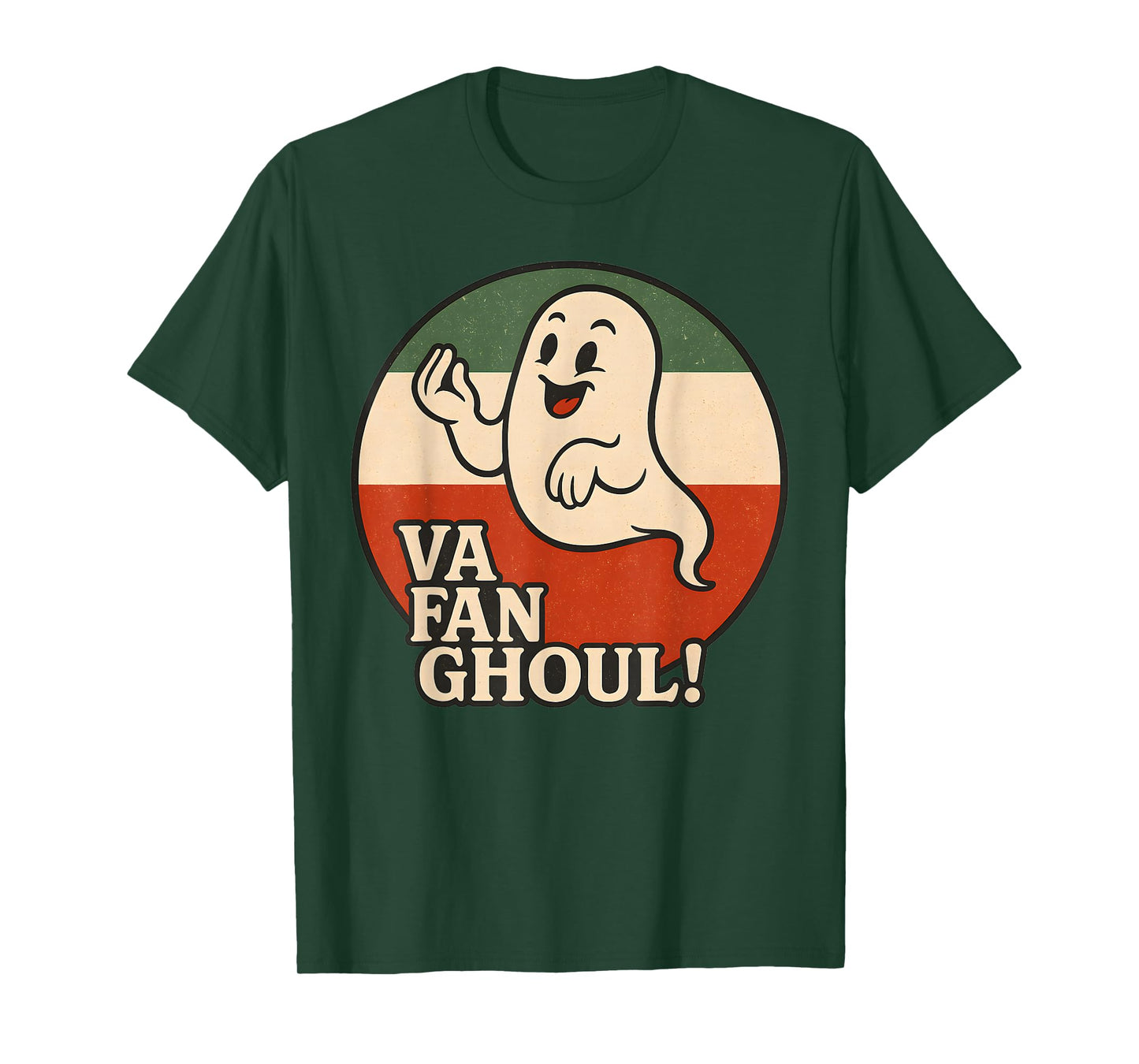 Va Fan Ghoul Ghost Italian Halloween Funny Costume Men Women T-Shirt