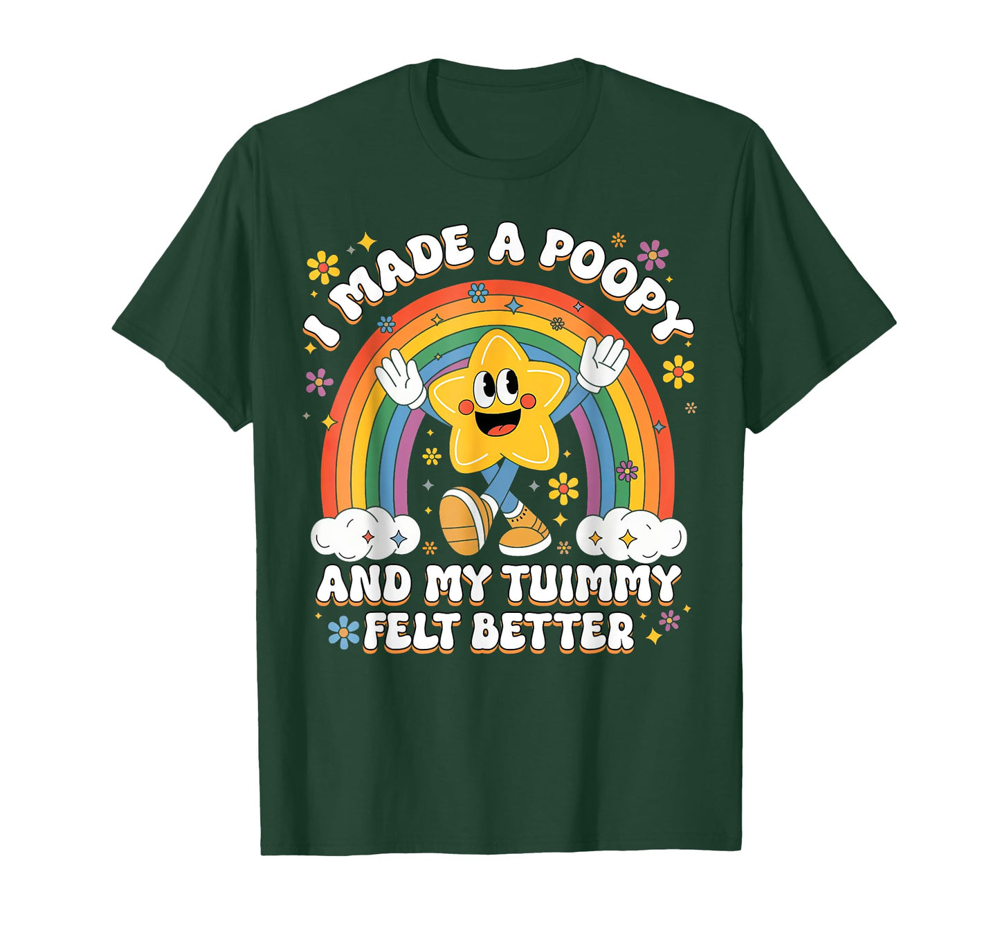 I Made a Ppy and My Tummy Felt Better Adult Humor Meme T-Shirt