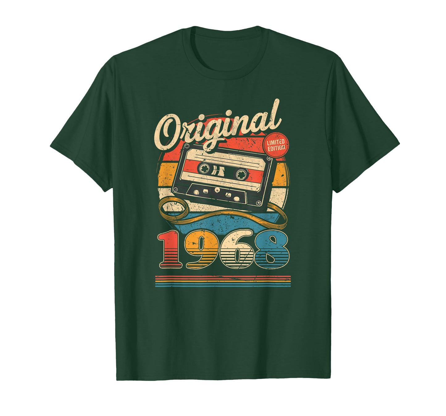 57th Birthday Retro Vintage 1968 Men Women T-Shirt