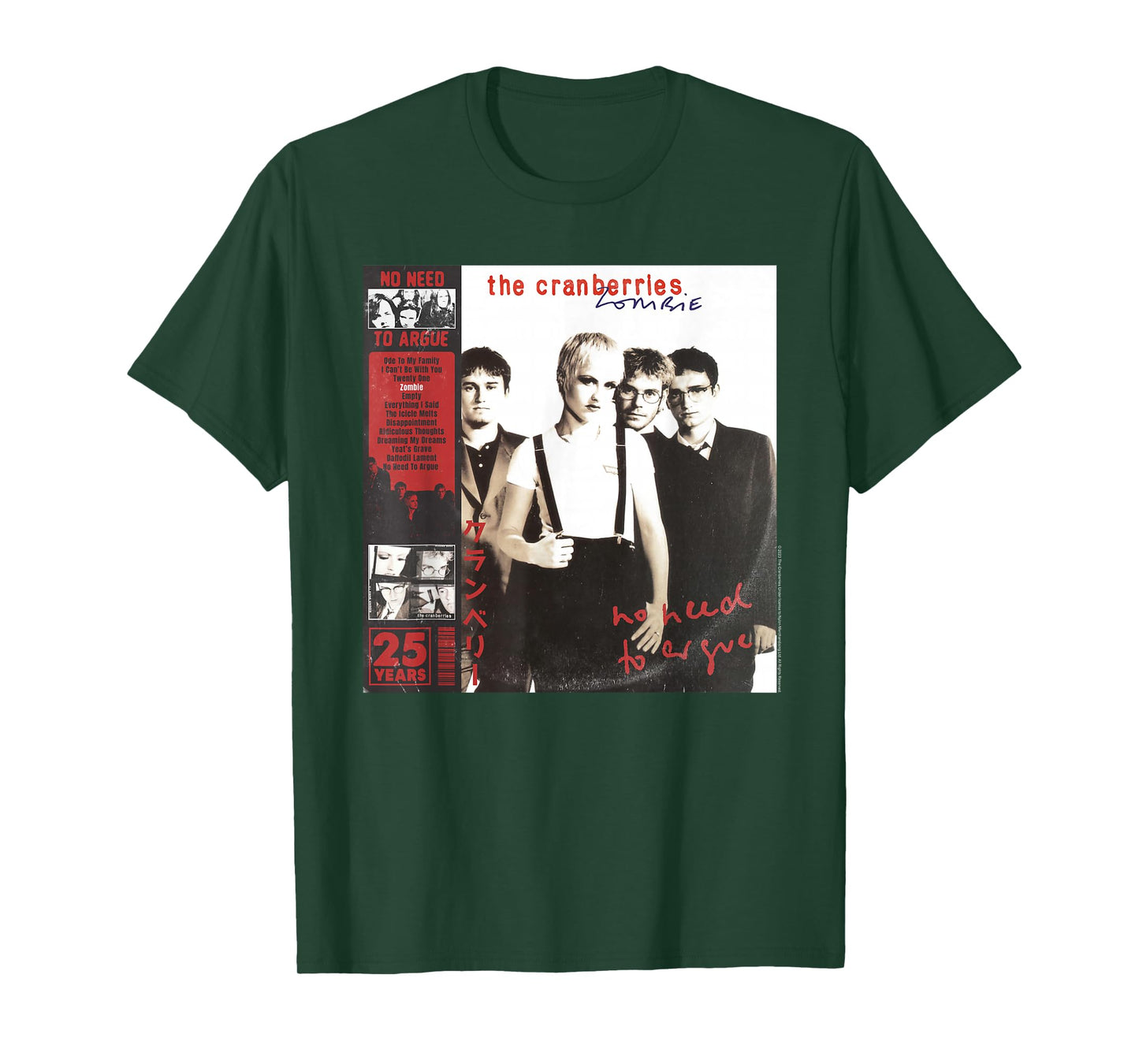 The Cranberries No Need to Argue Album Vintage Band T-Shirt