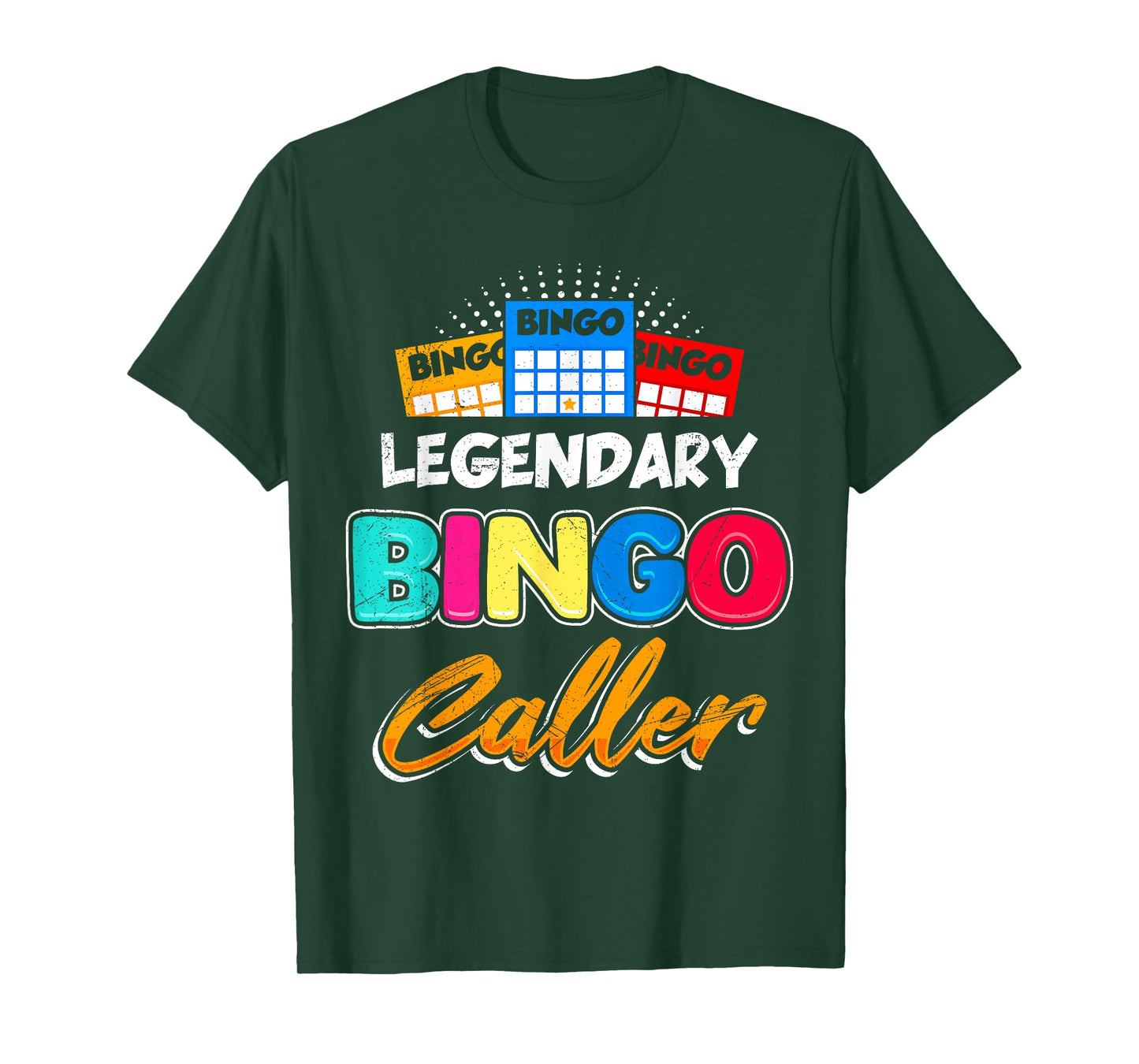 Bingo LEGENDARY BINGO CALLER Funny Bingo Fanatics T-Shirt