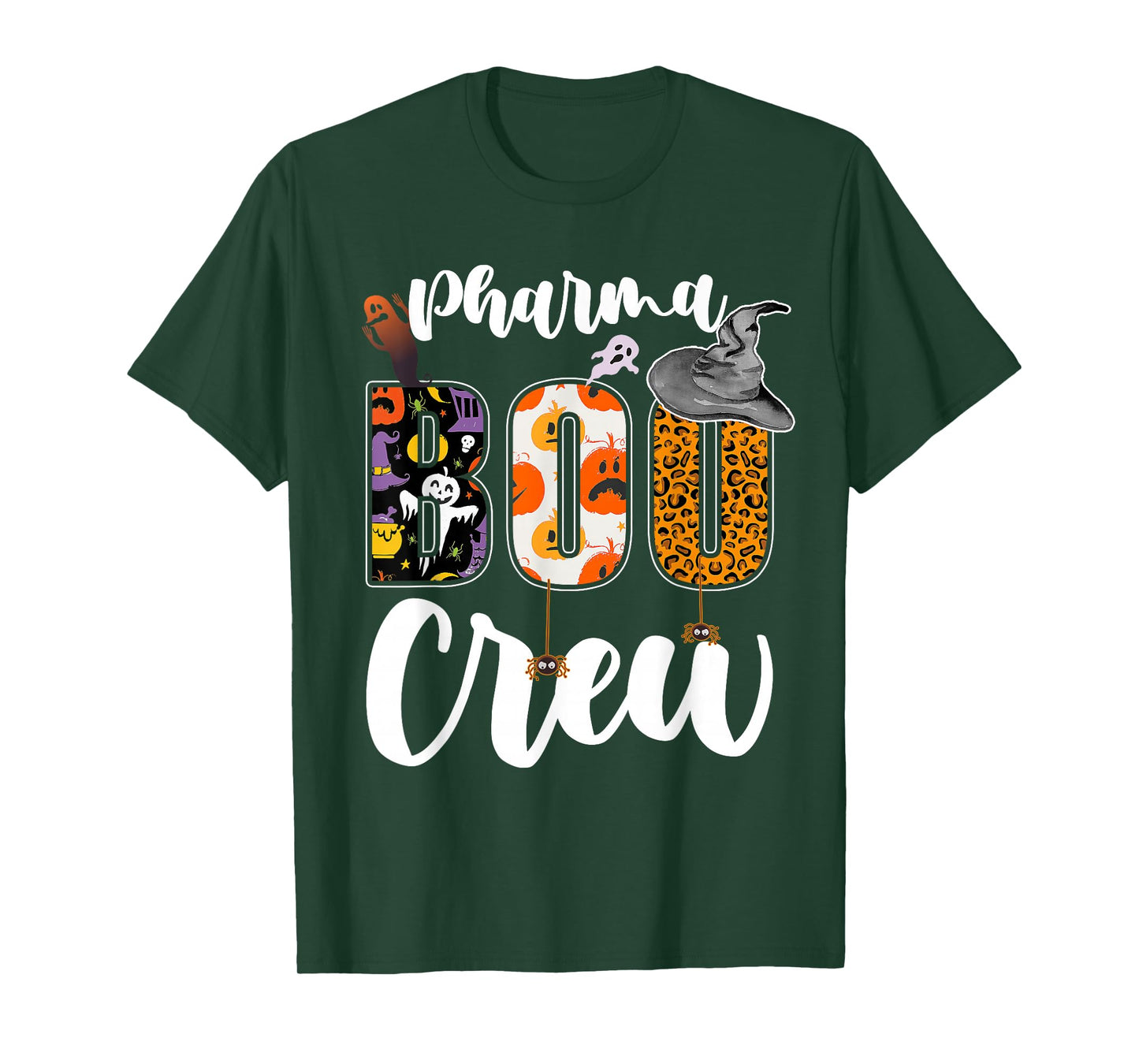 Pharma Boo Crew Halloween Match Pharmacy Tech T-Shirt