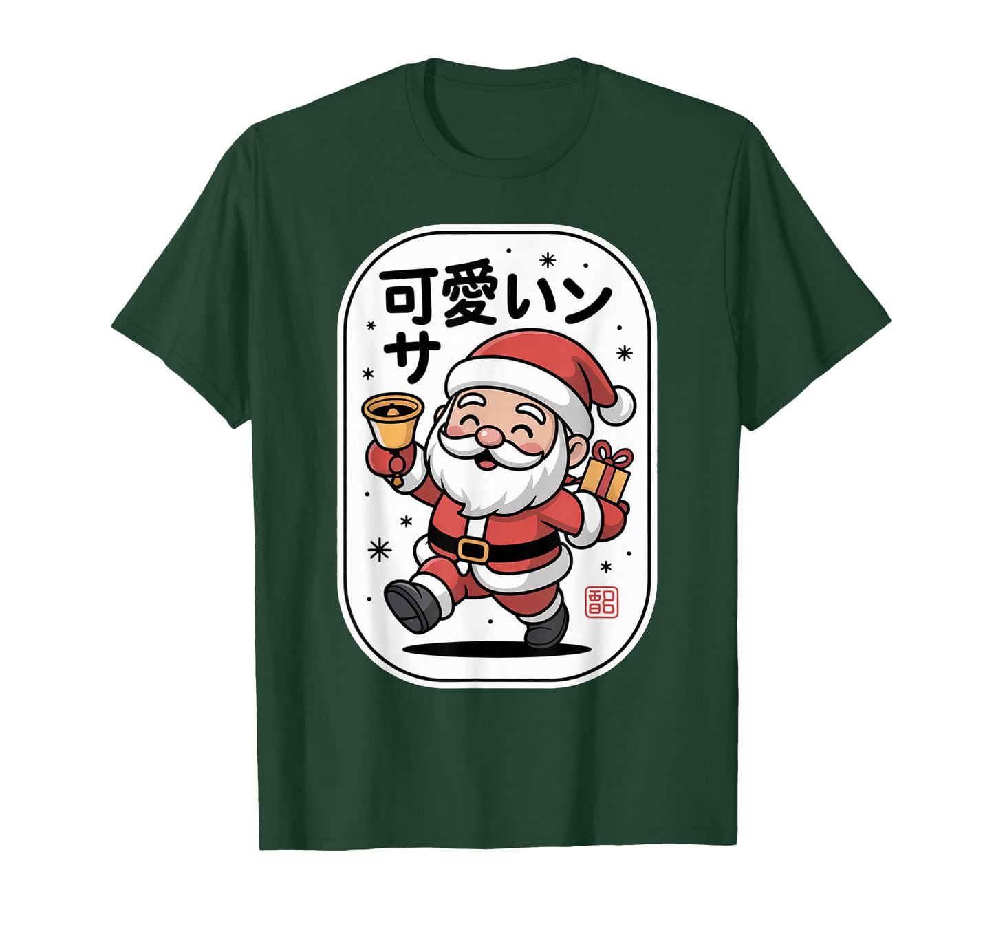 Kawaii Santa - Anime Holiday Aesthetic T-Shirt