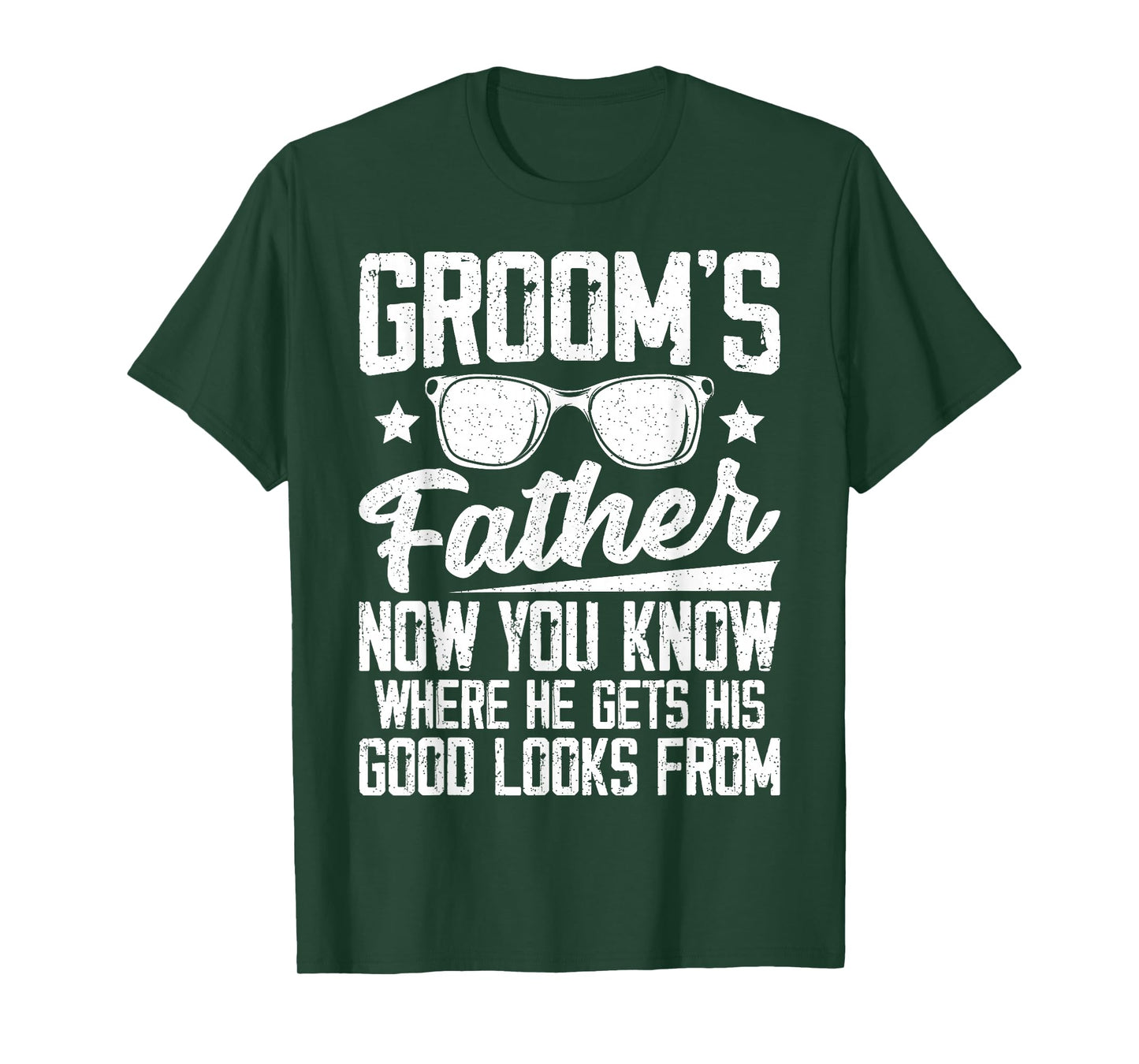 Mens Father of the Groom Wedding Costume Groom's Father T-Shirt