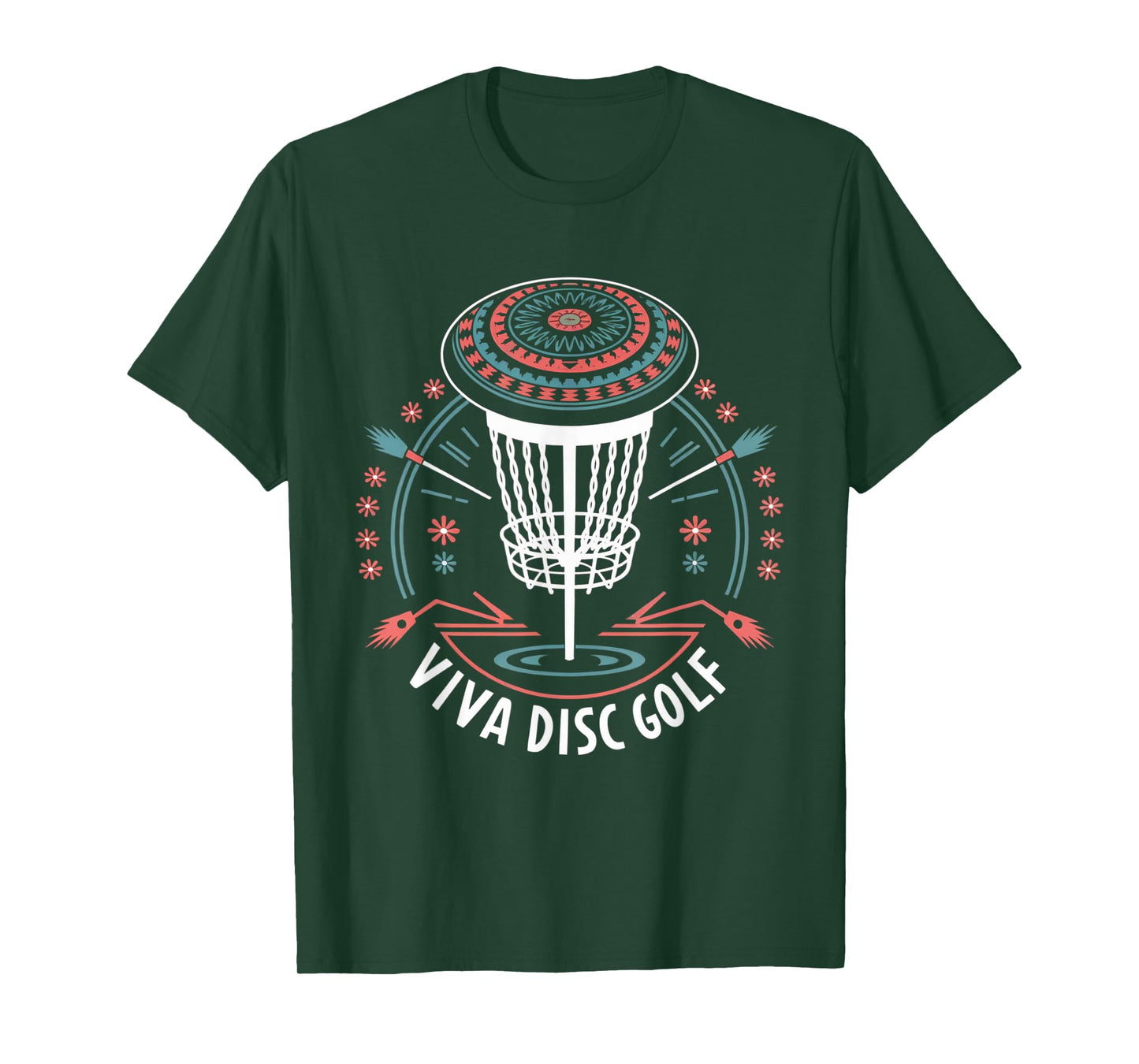 Funny Disc Golf Mexico Men Women Disc Golf Mexican Golfer T-Shirt