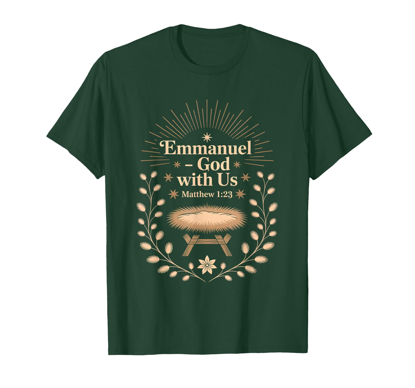 Emmanuel God With Us T Shirt T-Shirt