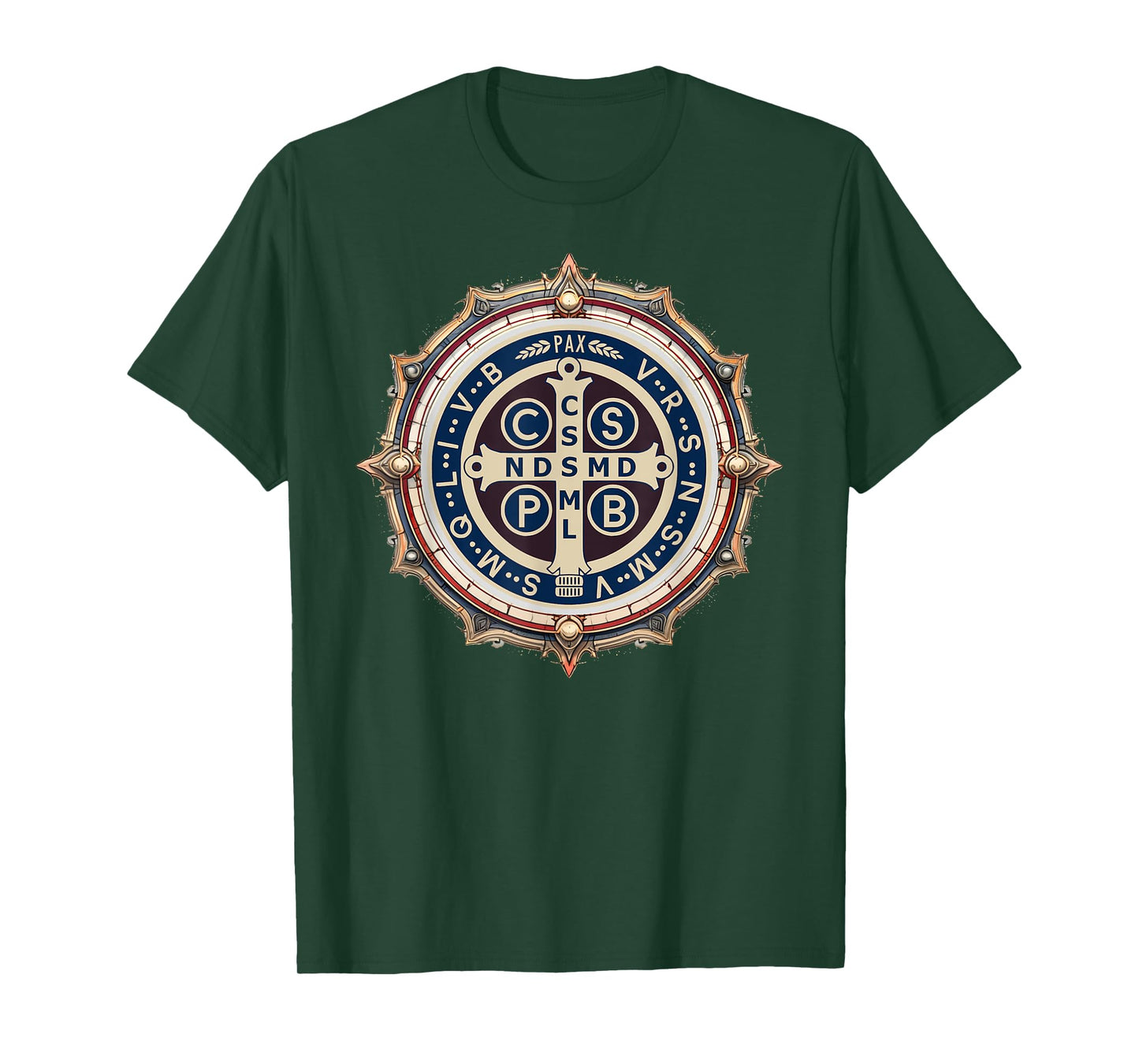 Catholic Saint Benedict Medal T-Shirt