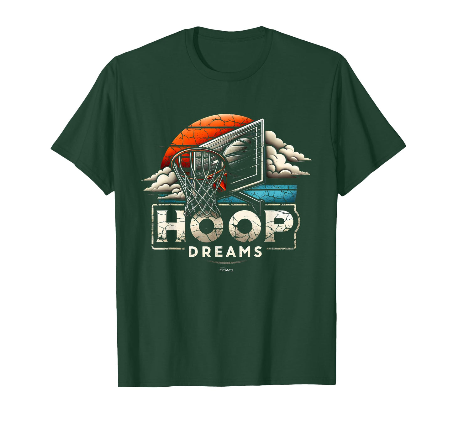 A DREAM OF BASKETBALL ON THE SUNDOWN HOOP T-Shirt