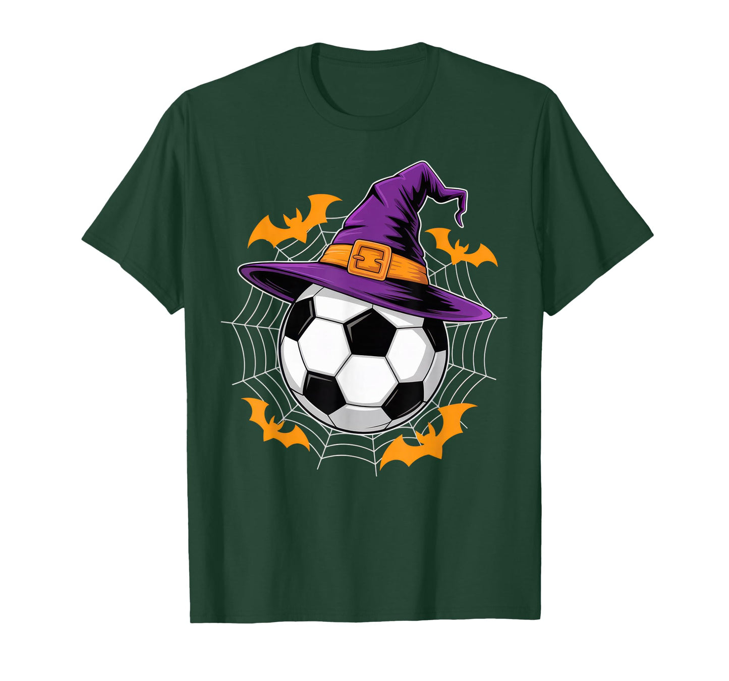 Witch Soccer Fun for Sports Fans Halloween Vibes T-Shirt