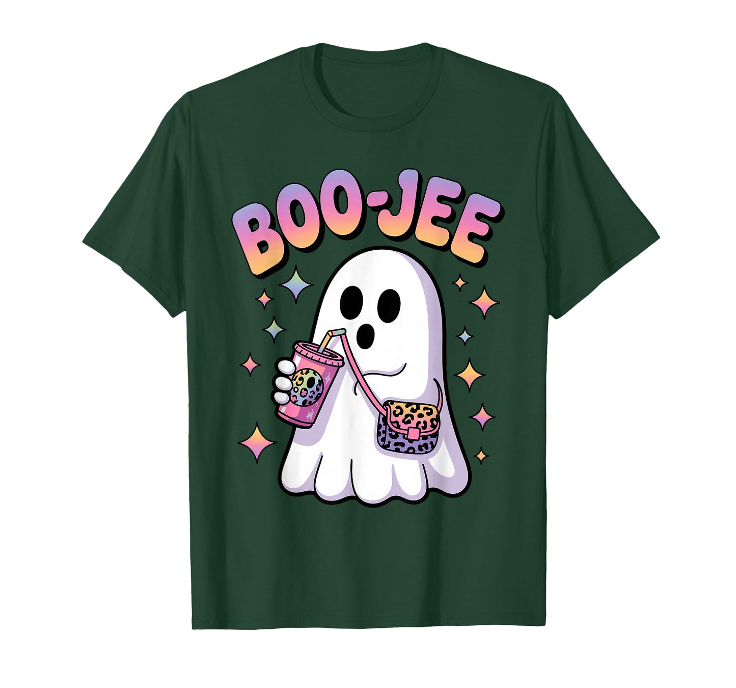 Ghost Boo-JEE Funny Boujee Halloween Trick or Treat Costume T-Shirt