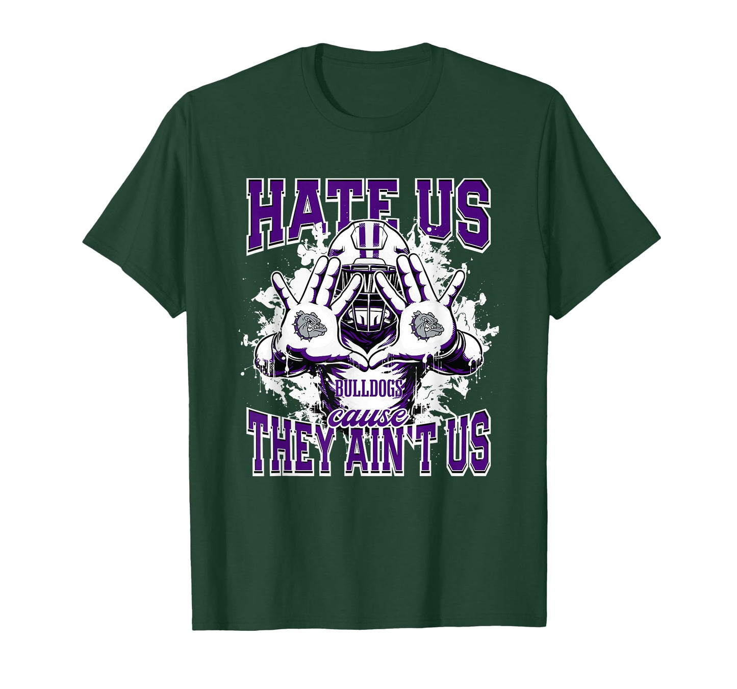 Brownsburg Bulldogs Logo Hate Us Cause They Ain't HS T-Shirt