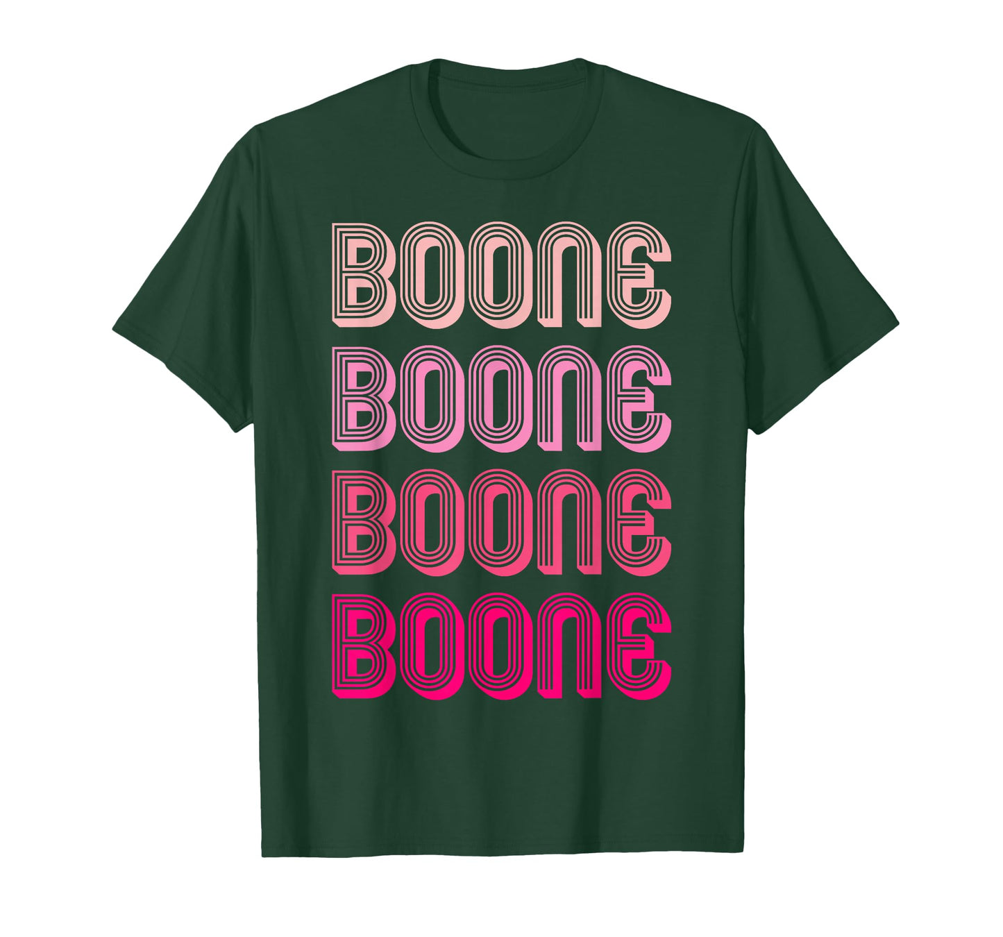 Boone Personalized Name Vintage Women Men Girl T-Shirt