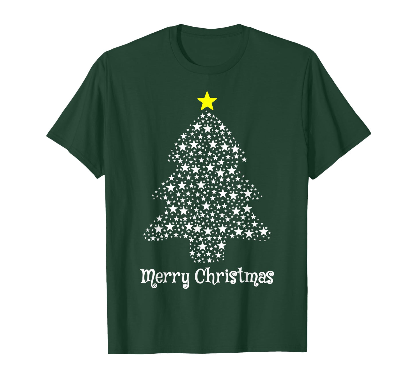 Merry Christmas Tree Matching Family Santa Xmas Holiday T-Shirt