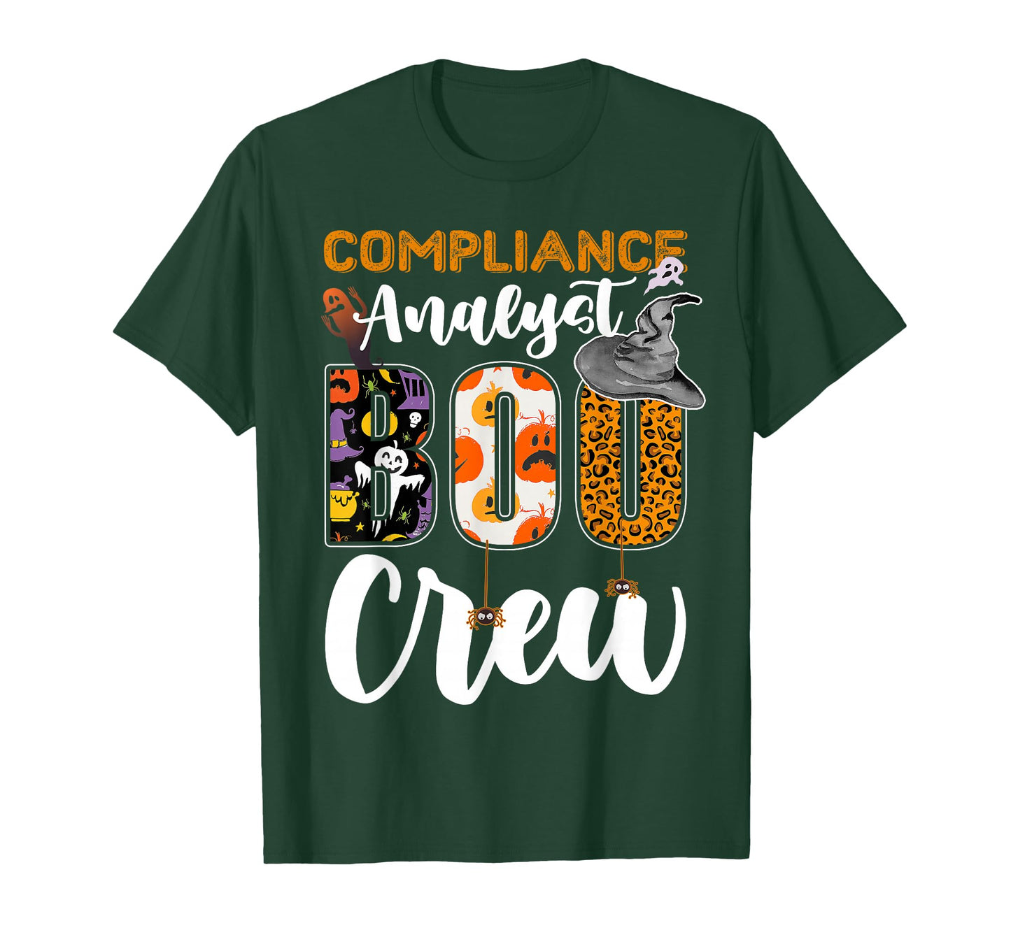 Compliance Analyst Boo Crew Halloween Match Regulatory T-Shirt